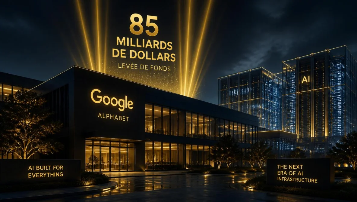 Alphabet Google AI 85 milliards levée de fonds record