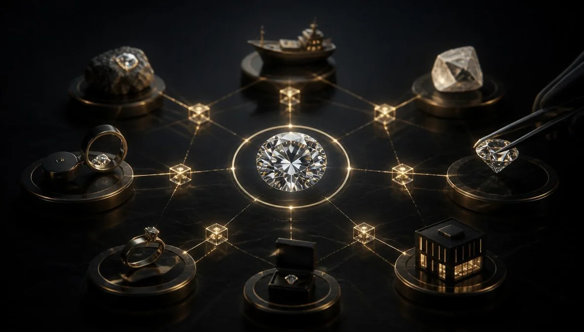 De Beers blockchain diamants traçabilité Tracr