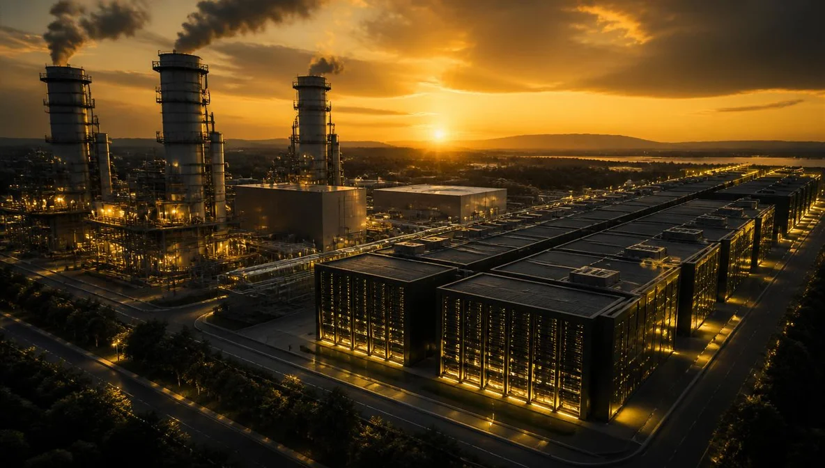 Boom IA centrales gaz climat