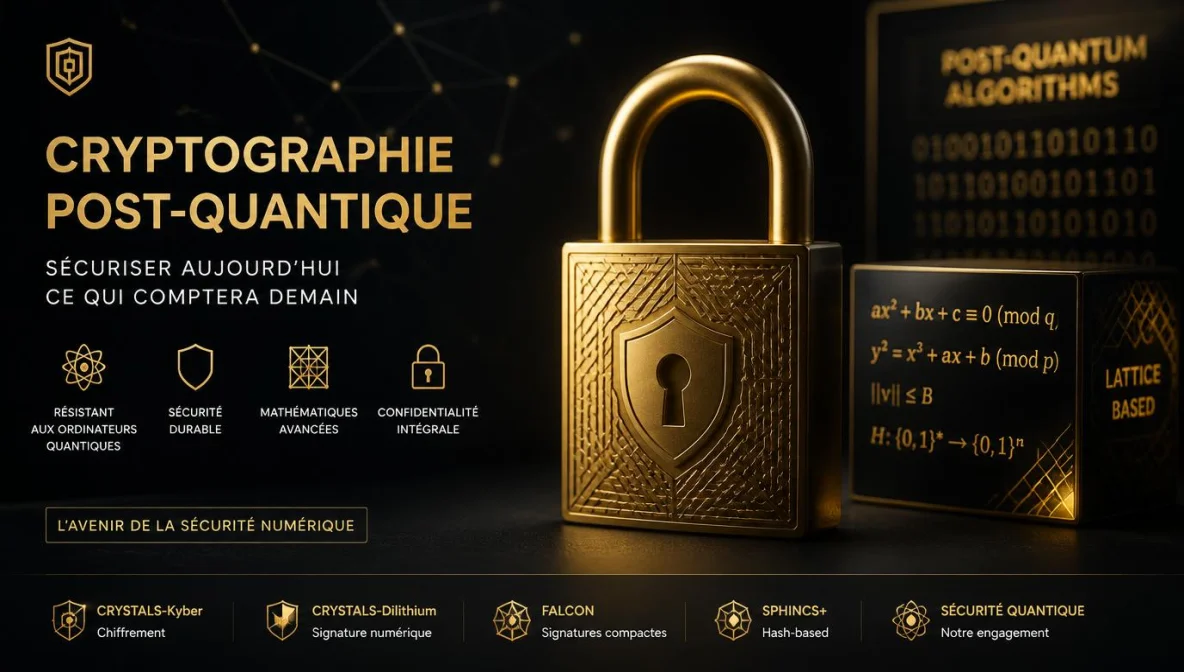 Migration cryptographie post-quantique en entreprise, standards NIST, crypto-agilité