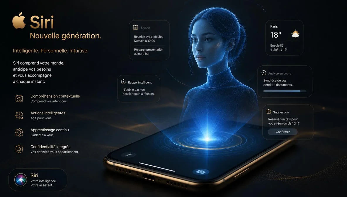 Apple Siri AI stratégie - assistant vocal nouvelle génération WWDC 2026