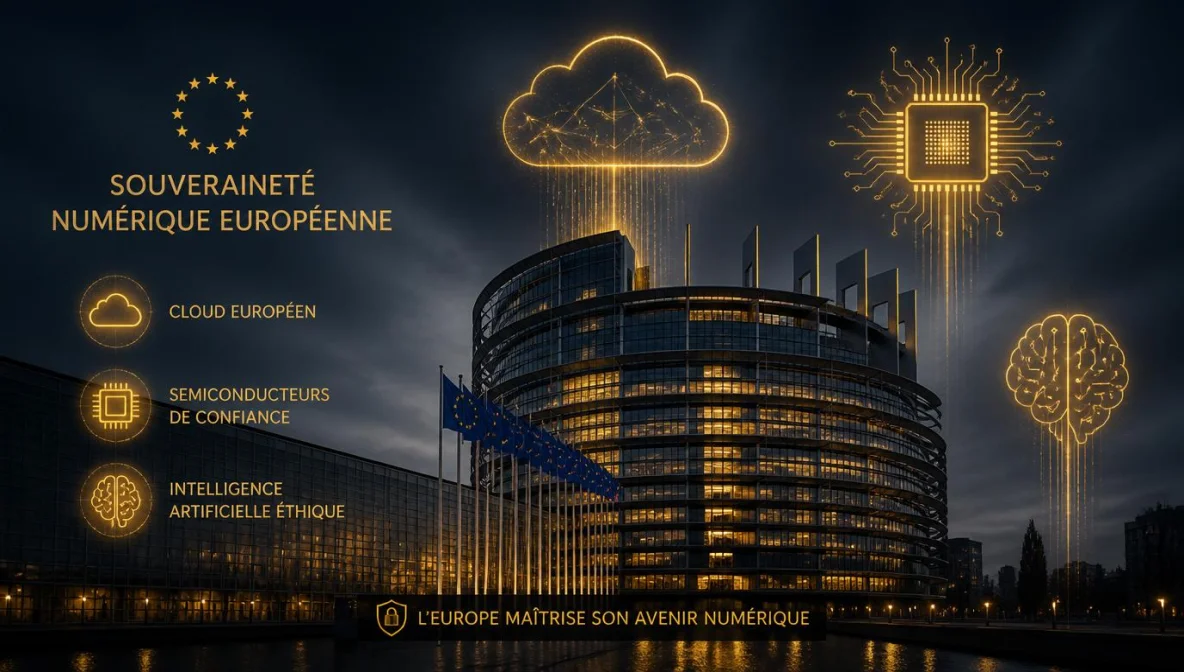 Union européenne souveraineté technologique paquet numérique